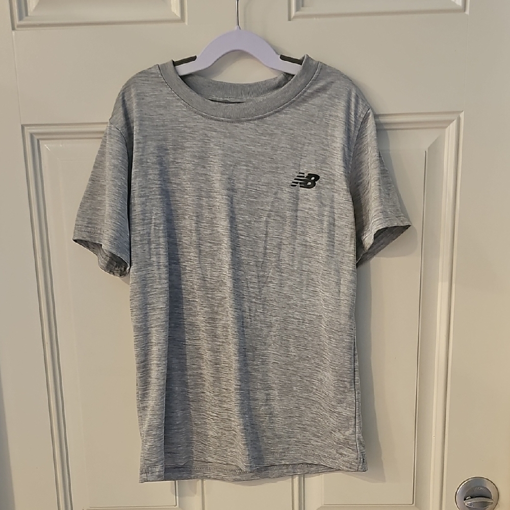 New Balance Boy's Heather Gray Tee